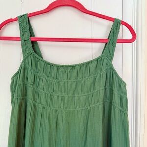 J. Crew Green Sundress